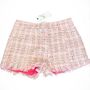 NWT Very J Pink Tweed Short | Size Medium